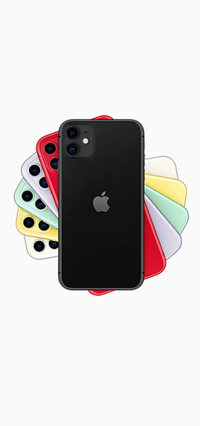 六色的 iPhone 11